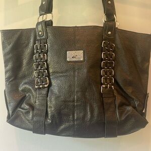 Super nice soft leather tote Beverly Hills polo club brand like new